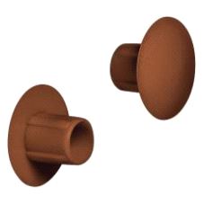 Dekkappe for hull Ø5/10mm Brun, 500-pk.