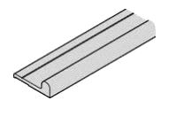 Bunnskinne Infront55 m/leppe 3.500mm