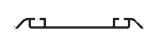 Bunnskinne J2 4,2m Gullfarget