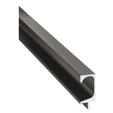 Greplist for notspor, Aluminium Deco Sort 2.500mm