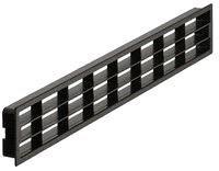 Gitterrist Plast 65 x 458mm Sort