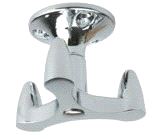 Garderobekrok Roterende Ø36/62mm Blank Chrome