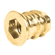 Iskruingsmutter Unbr.m/krave Gul M8 x Ø9,5/12,5 x L17mm,100-