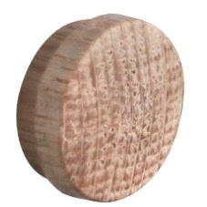 Dekkpropp for hull Ø15mm Massiv Eik, 100-pk.