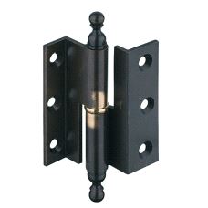 Lifthengsel 50 x 40mm Overfals 7,5mm m/pynt Brunert Høyre