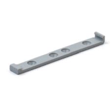 Pulsador Touch-latch Grå, Festeplate