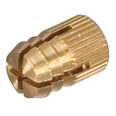 Sprededyvel M4 Messing, 100-pk.