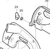 Makita Støvsuger 445X, bryter