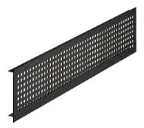 Gitterrist Startec D 100 x 500mm Sort