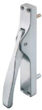 Espagnolette 219 x 32mm Sølveloksert stål