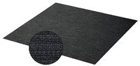 Matte for skuffebunn 0,5 x 10m. Sort