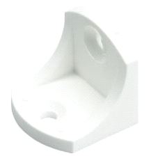 Plastvinkel 23 x 23 x 24mm Hvit, 20-pk.