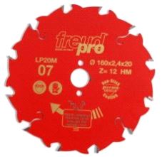 Sagblad Freud Ø160 Tre Klyv Z-12  B=2,4 d=20