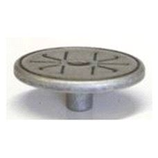 Knott KR03 Oval 42 x 27mm Antikk Sølvfarget