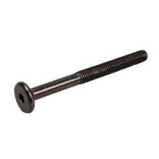 Møbelbolt Sortgalv. M6 x 60mm, 20-pk.