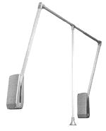Garderobenedtrekk 85 - 115cm.
