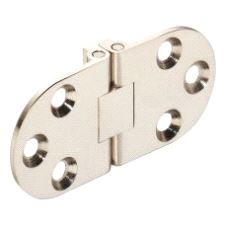 Hengsel "butler" 30 x 65mm Polert Forniklet