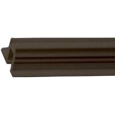 Nylonprofil 310 for skyvedør 2m. Sort