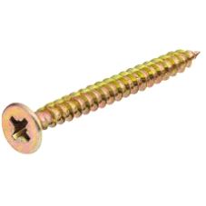 Senkhodeskrue Gul Helgjenget 4,0 x 50mm, 100-pk.