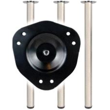 Bordben BMB 312 Ø60 x 1.100mm Børstet stål