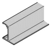 ALU-profil Classic Slido, Dekkprofil Integr. 3.000mm