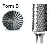 Roterende HM Fil Form B Ø20mm s=6