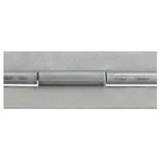 Pianohengsel 40 x 3.500mm Rustfri uten hull