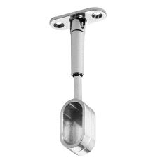 Garderoberør Oval 30 x 15mm Undermontert holder Lukket