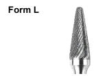 Roterende HM Fil Form L Ø10mm s=6