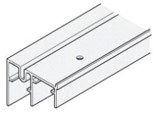 Silent VF80 Bunnskinne 2.500mm