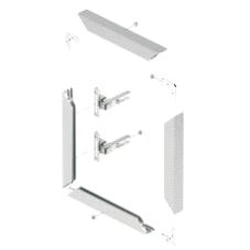 Glassrammeprofil 23x14mm Sølv, L=2.500mm