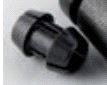 Overgang M12x1, spennhylse til 8mm tange
